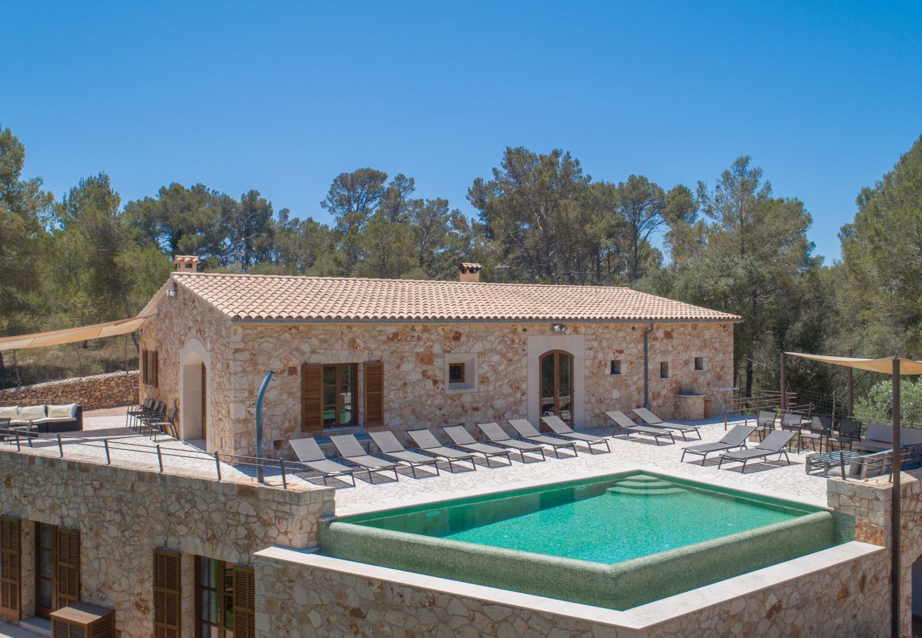 Fazenda em Sant Joan -  Vista Sa Tanca, Villa Maiorca para 16, com piscina perto de Sant Joan