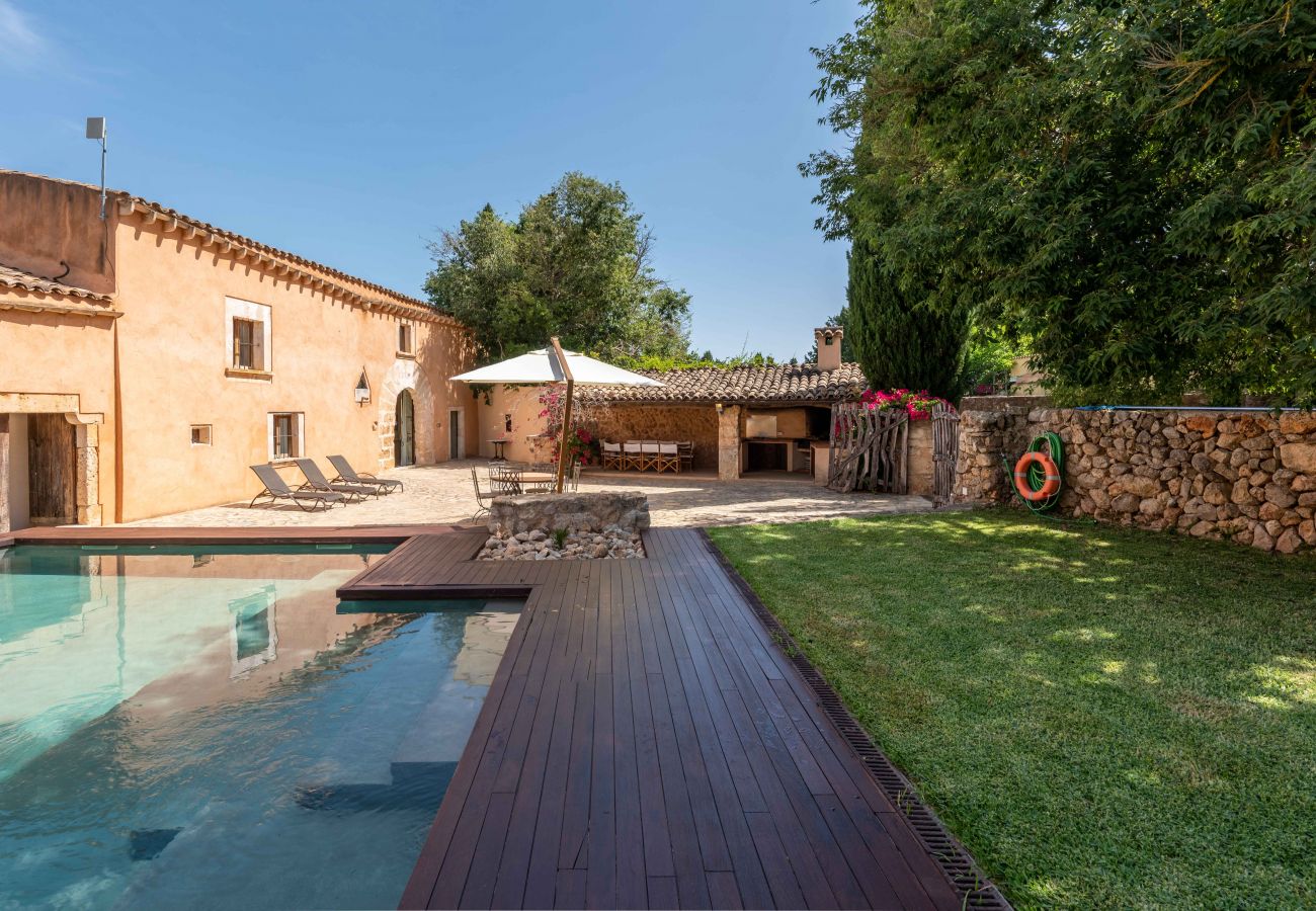 Country house in Buger - Rural house with pool, barbecue, terrace, garden, Búger, Mallorca